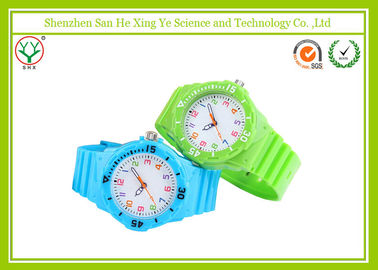 School Student Silicone Bracelet Kids Cartoon Watches With Luminous Color Dial