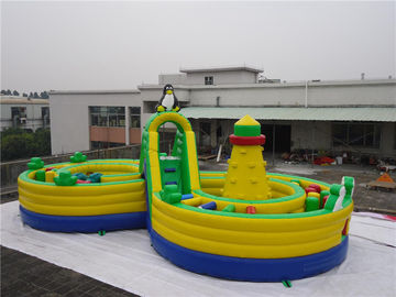 Divertimento do equipamento do campo de jogos inflável exterior do parque de diversões/crianças